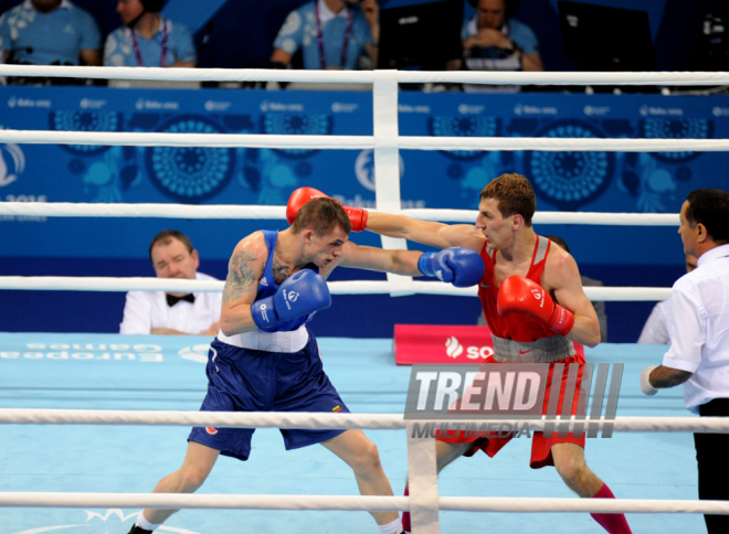 Bakı 2015: Kişilər arasında boks yarışının üçüncü gününə start verilib. Azərbaycan, 18 iyun 2015